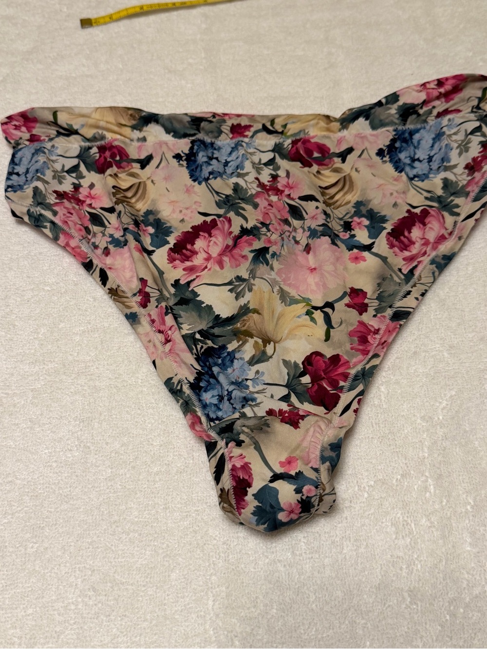 Cacique Comfort Bliss Floral Print French Cut Thong Panties